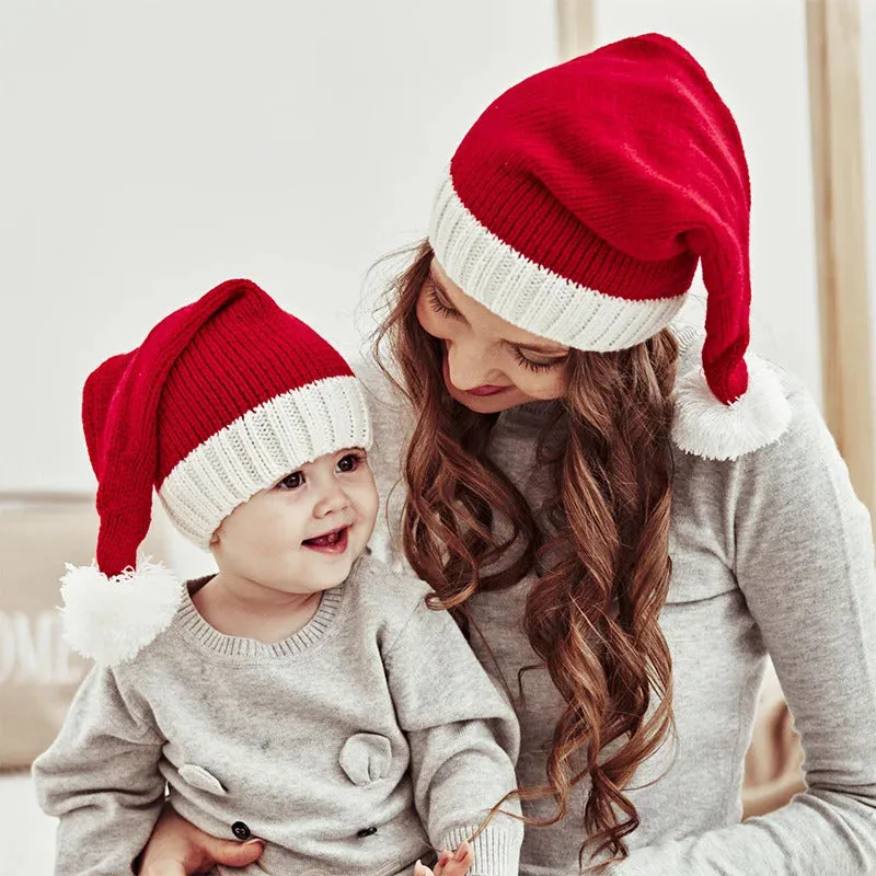 Mama & Me Knit Christmas Hat