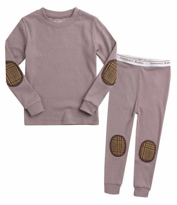 Maple Patch Sepia Long Sleeve Pajama