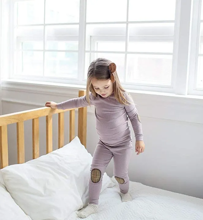 Maple Patch Sepia Long Sleeve Pajama