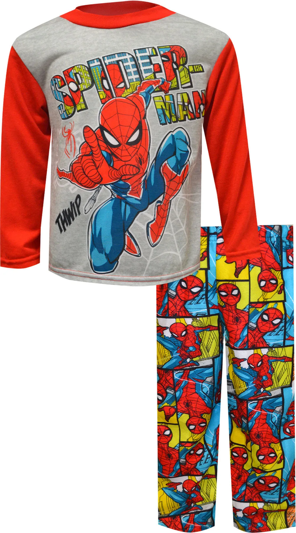 Marvel Comics Spiderman Cozy and Warm Pajamas