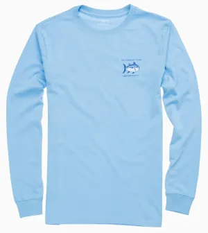MEN LS ORIGINAL SKIPJACK TEE NO POCKET OCEAN CHANNEL