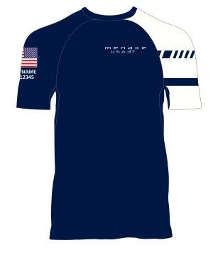MEN SHORTY T SHIRT TOP SHORT SLEEVE NAVY | RUSHING / MENACE | PSNLZ'D