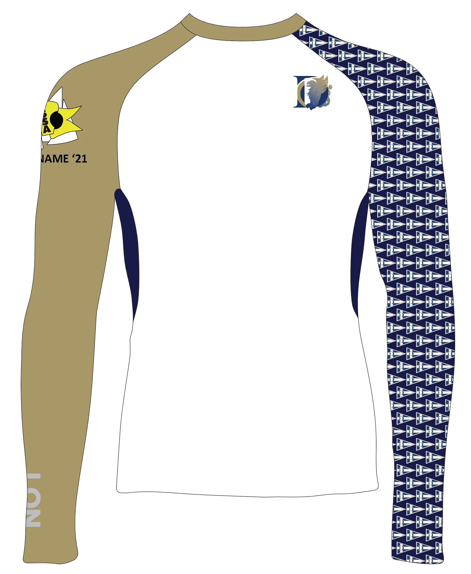MEN T SHIRT TOP LOOSE FIT WHITE | DONOVAN CATHOLIC | PSNLZ'D