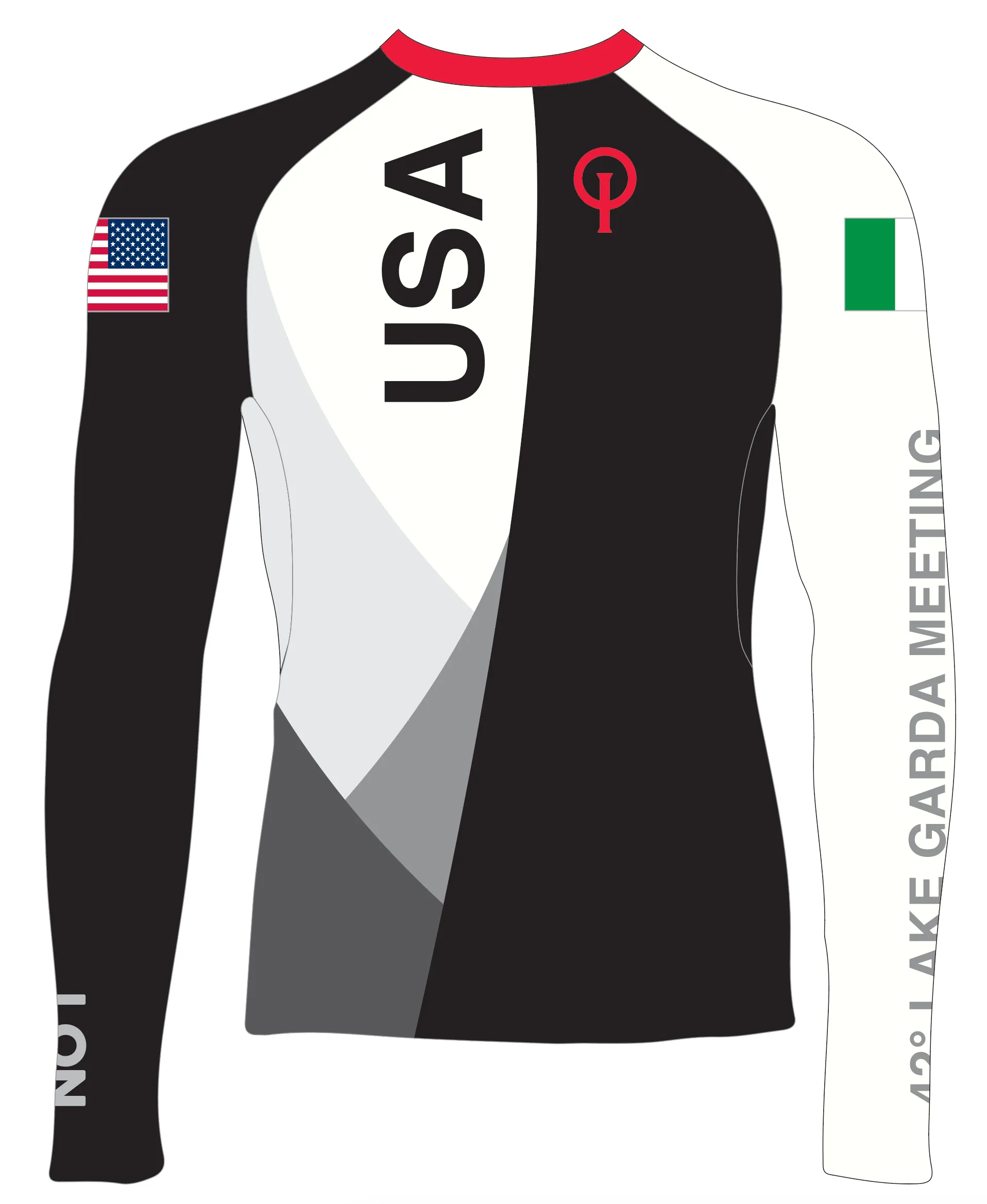 MEN TECH-TEE TOP LONG SLEEVE BLACK | NORMAN SAILING OPTI