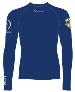 MEN TECH-TEE TOP LONG SLEEVE BLUE | CARROLLTON HIGH SCHOOL |