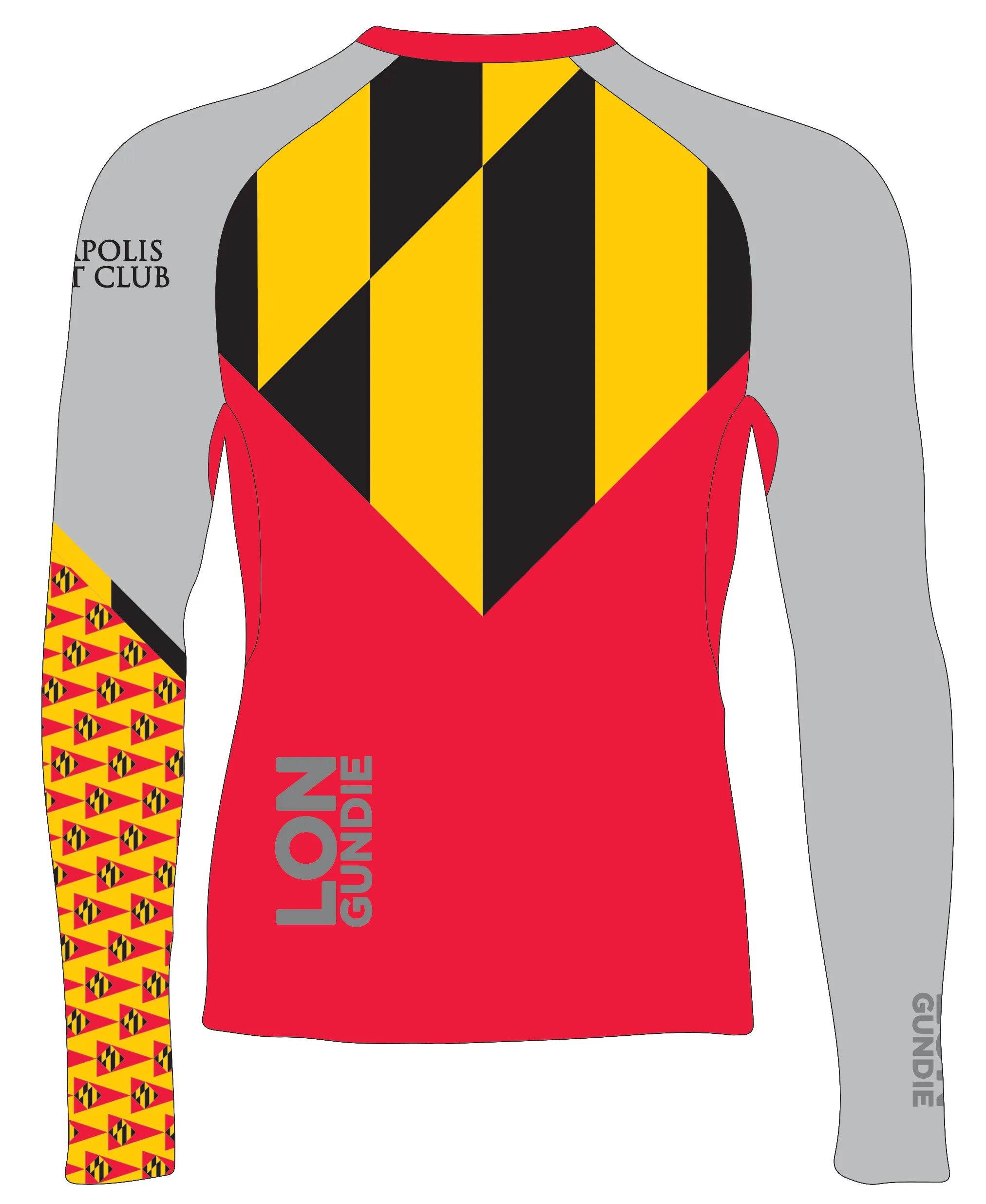 MEN TECH-TEE TOP LONG SLEEVE GRAY | ANNAPOLIS YC