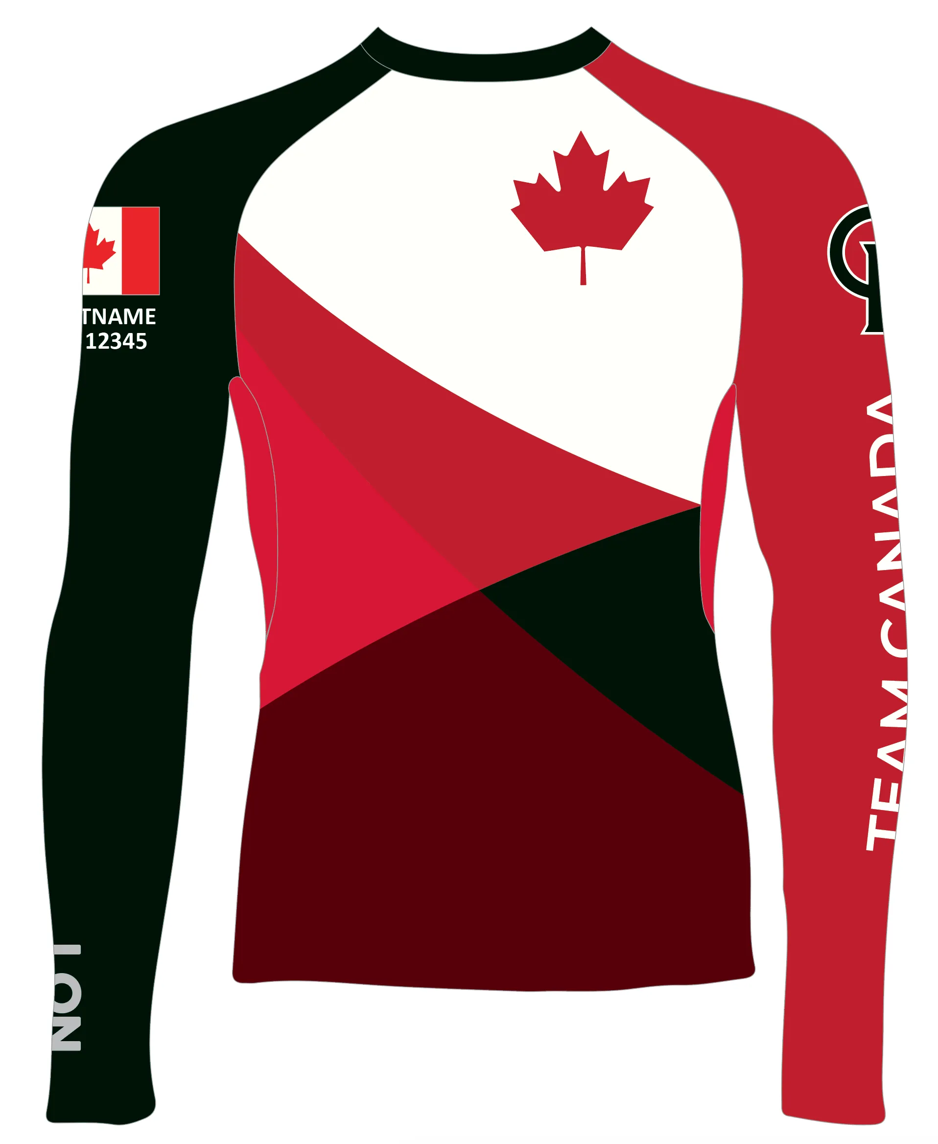 MEN TECH-TEE TOP LONG SLEEVE RED | CODA TEAM CANADA | PSNLZ'D