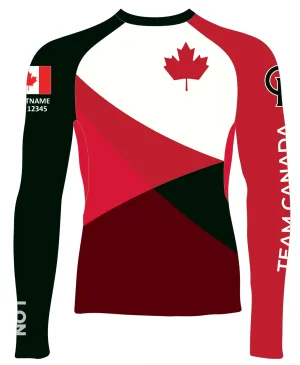 MEN TECH-TEE TOP LONG SLEEVE RED | CODA TEAM CANADA | PSNLZ'D