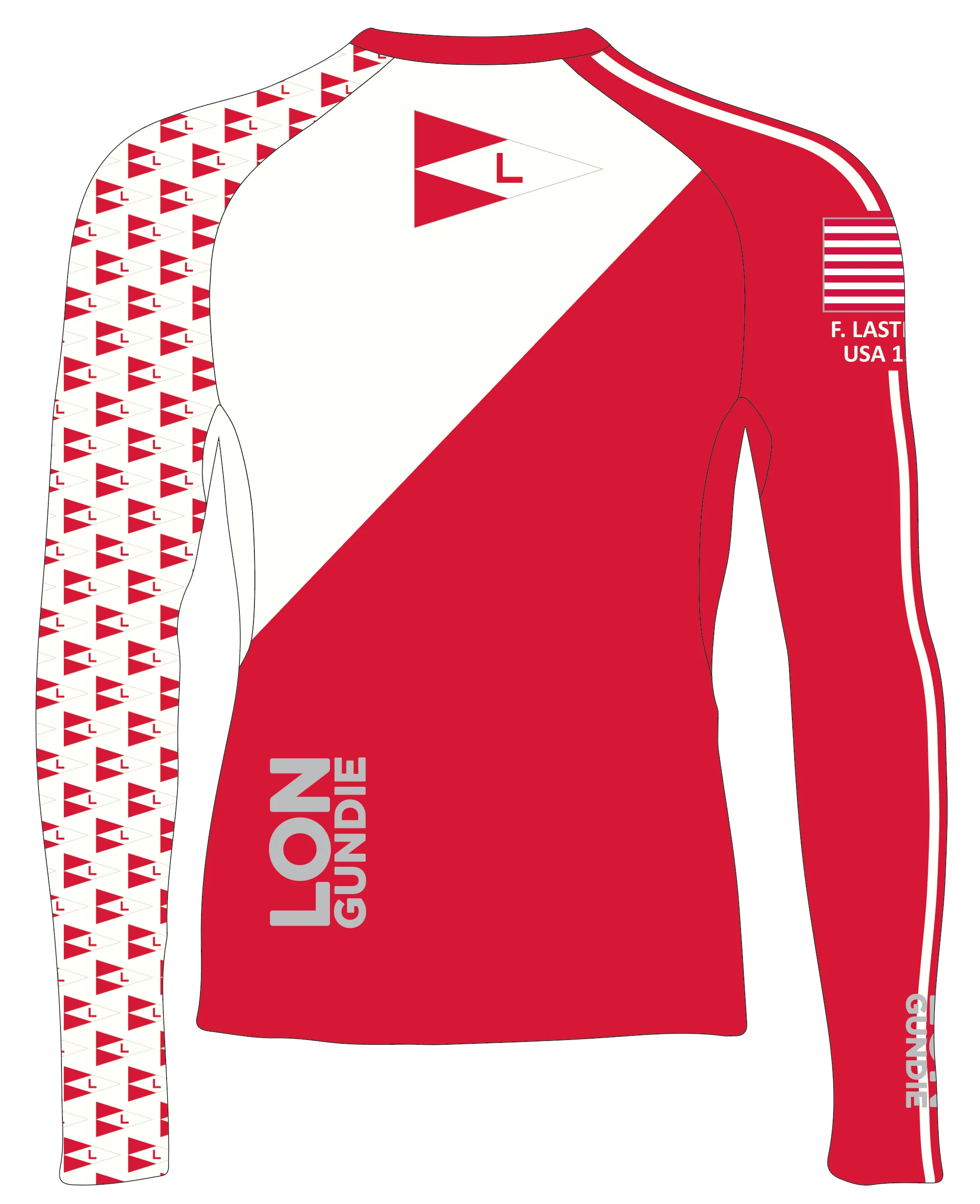 MEN TECH-TEE TOP LONG SLEEVE RED | LAVALLETTE YC | PSNLZ'D