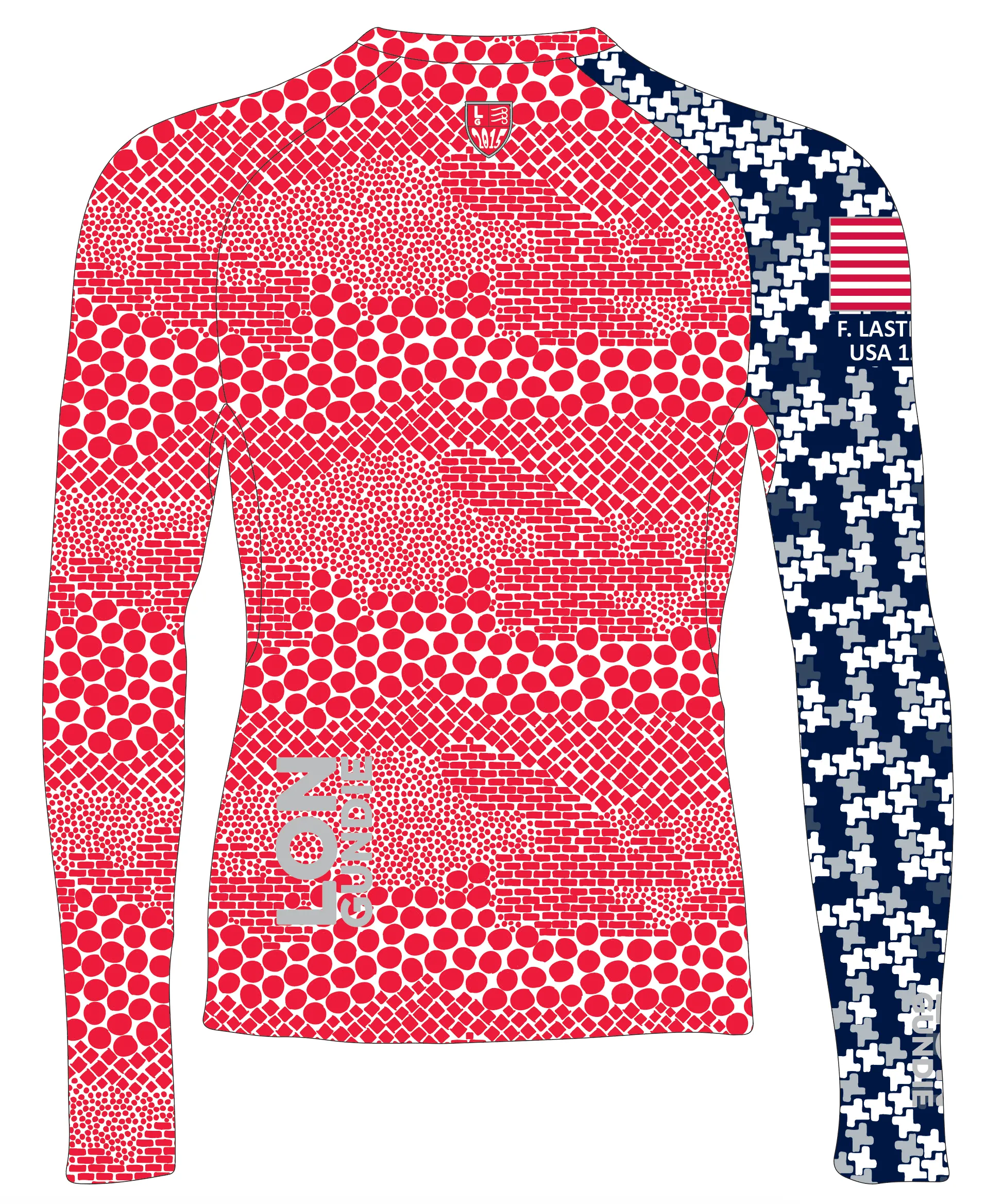 MEN TECH-TEE TOP LONG SLEEVE RED | LISOT | PSNLZ'D