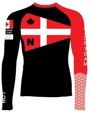 MEN TECH-TEE TOP LONG SLEEVE RED | NATIONAL YACHT CLUB | PSNLZ'D