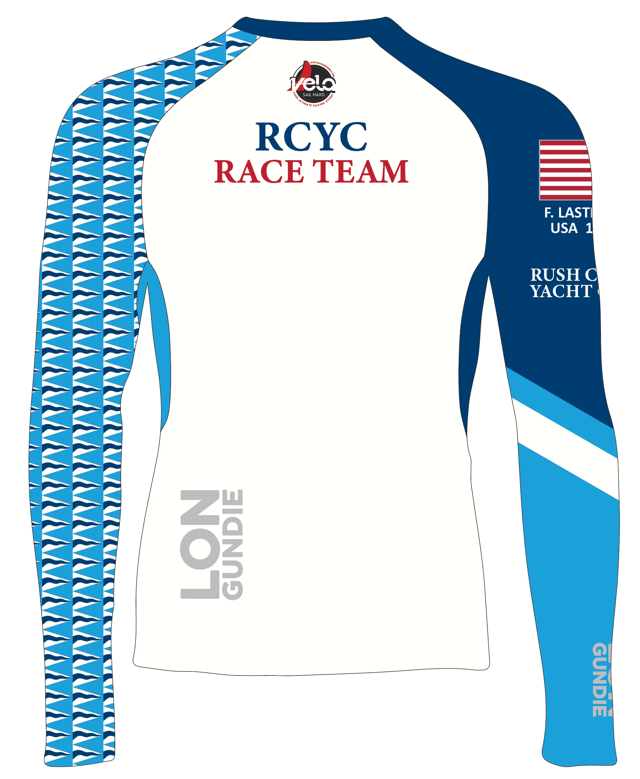 MEN TECH-TEE TOP LONG SLEEVE WHITE | RUSH CREEK YC | PSNLZ'D