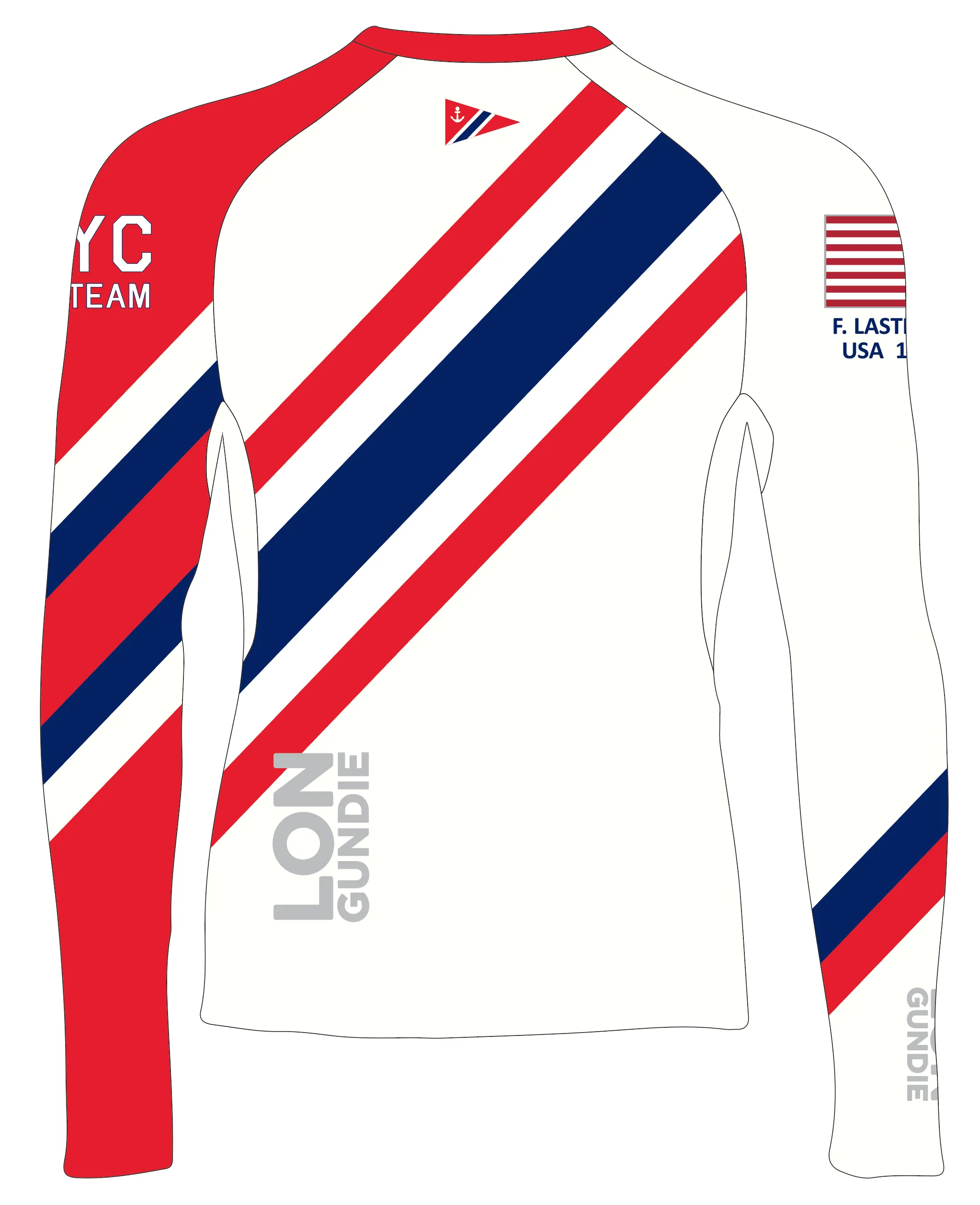 MEN TECH-TEE TOP LONG SLEEVE WHITE | ST. PETERSBURG YC | PSNLZ'D