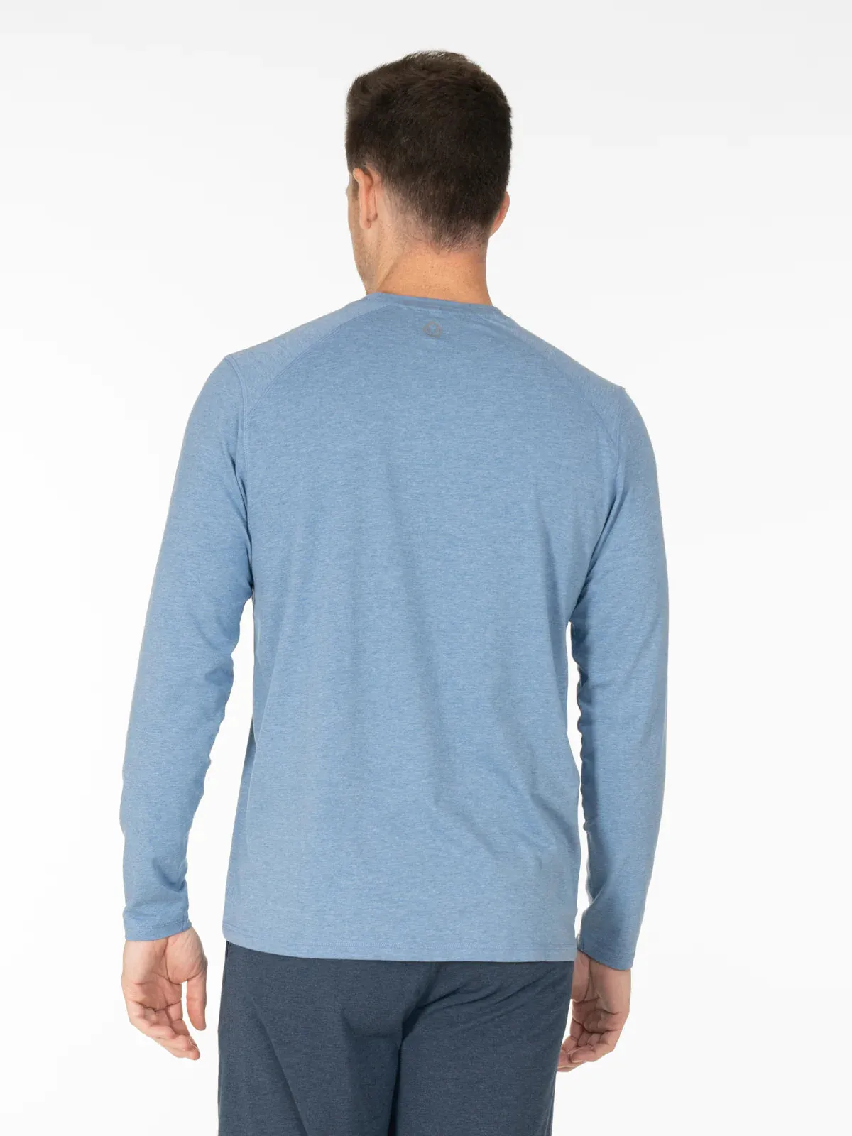 Men’s Carrollton Long Sleeve Fitness Tee (452- Chambray Heather)
