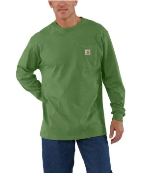 Men's Loose Fit Heavyweight Long-Sleeve Pocket T-Shirt - Big