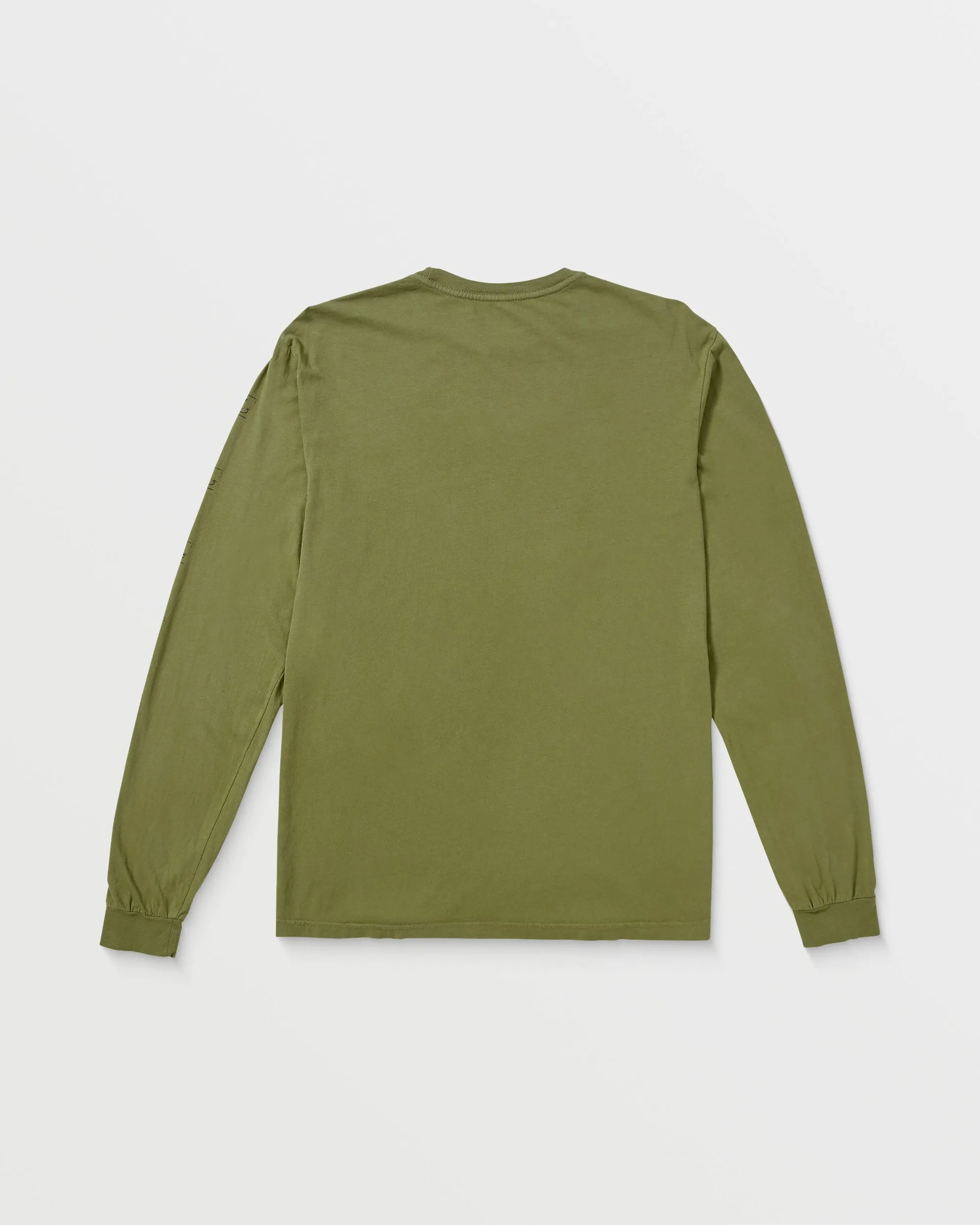 Mens Mauna Loa Long Sleeve Tee - Military