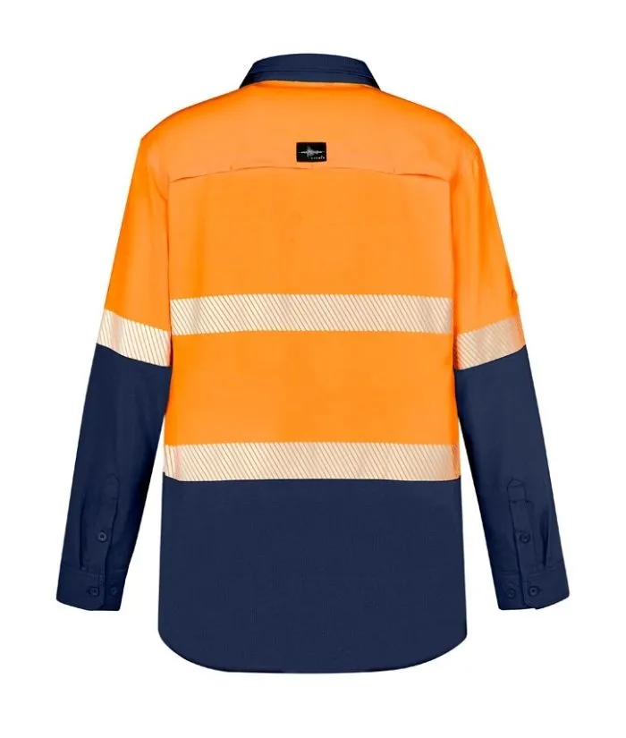 Mens Outdoor Hi Vis Segmented Tape L/S Shirt