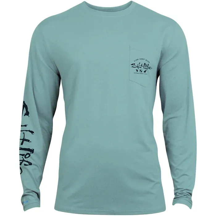 Men's Watermans Trifecta Performance Long Sleeve Pocket Tee