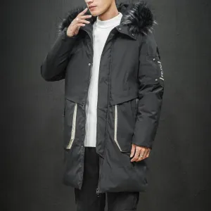 Men's Winter Casual Warm Thick Parka | Plus Size