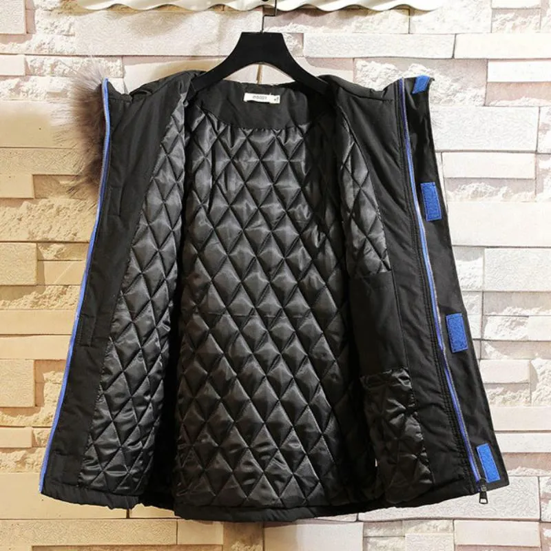 Men's Winter Casual Windproof Parka | Plus Size