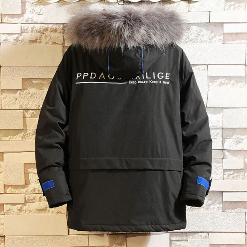 Men's Winter Casual Windproof Parka | Plus Size