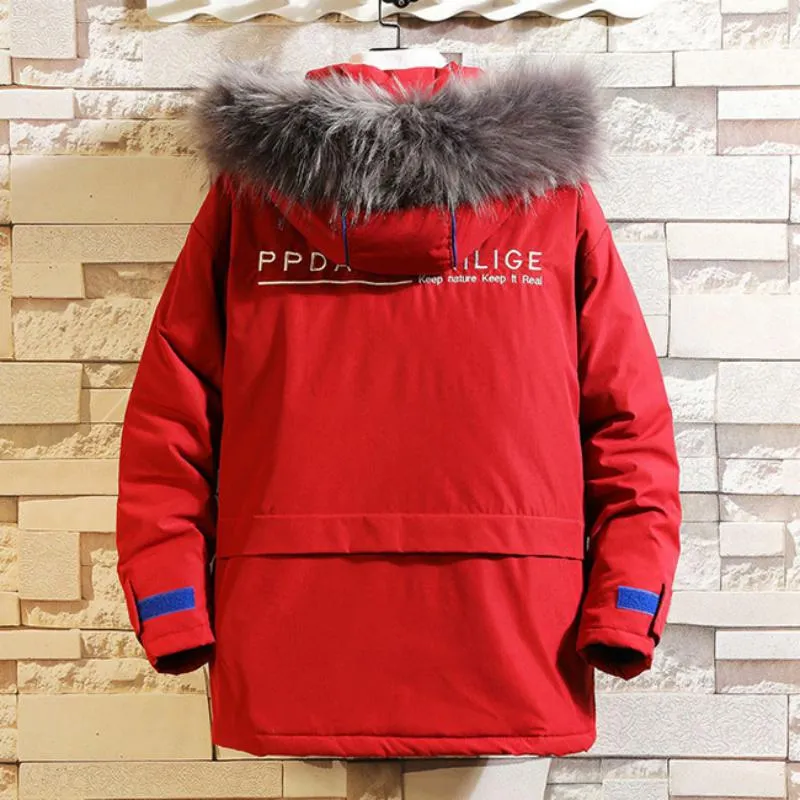Men's Winter Casual Windproof Parka | Plus Size