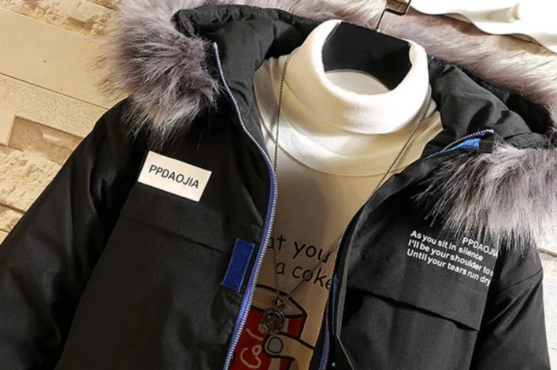 Men's Winter Casual Windproof Parka | Plus Size