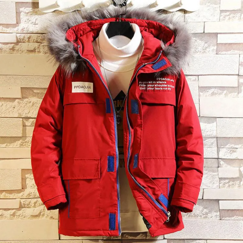 Men's Winter Casual Windproof Parka | Plus Size
