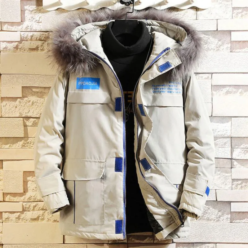 Men's Winter Casual Windproof Parka | Plus Size