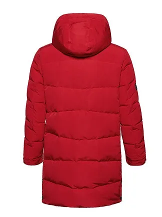 Men's Winter Warm Windproof Hooded Long Parka