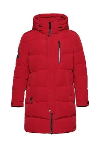 Men's Winter Warm Windproof Hooded Long Parka