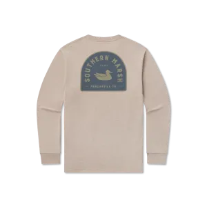 Mercantile Dome LS Tee - Washed Burnt Taupe