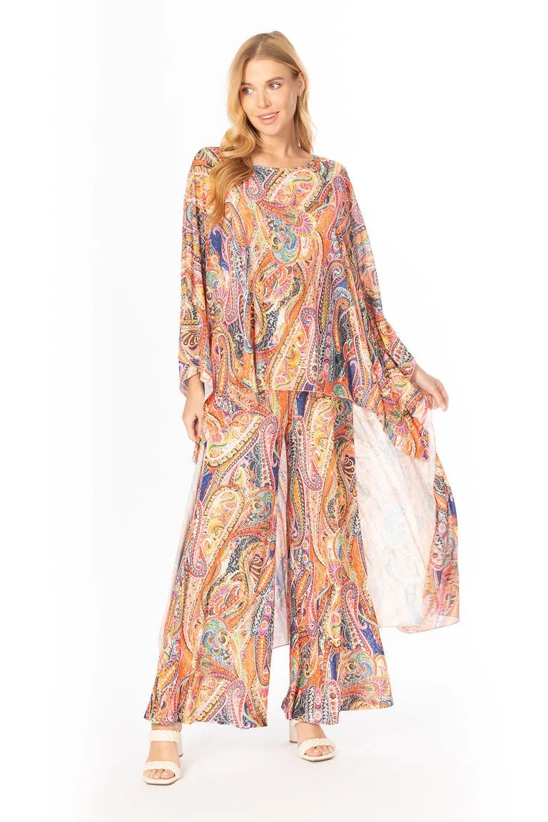 Mesh Kaftan Tunic