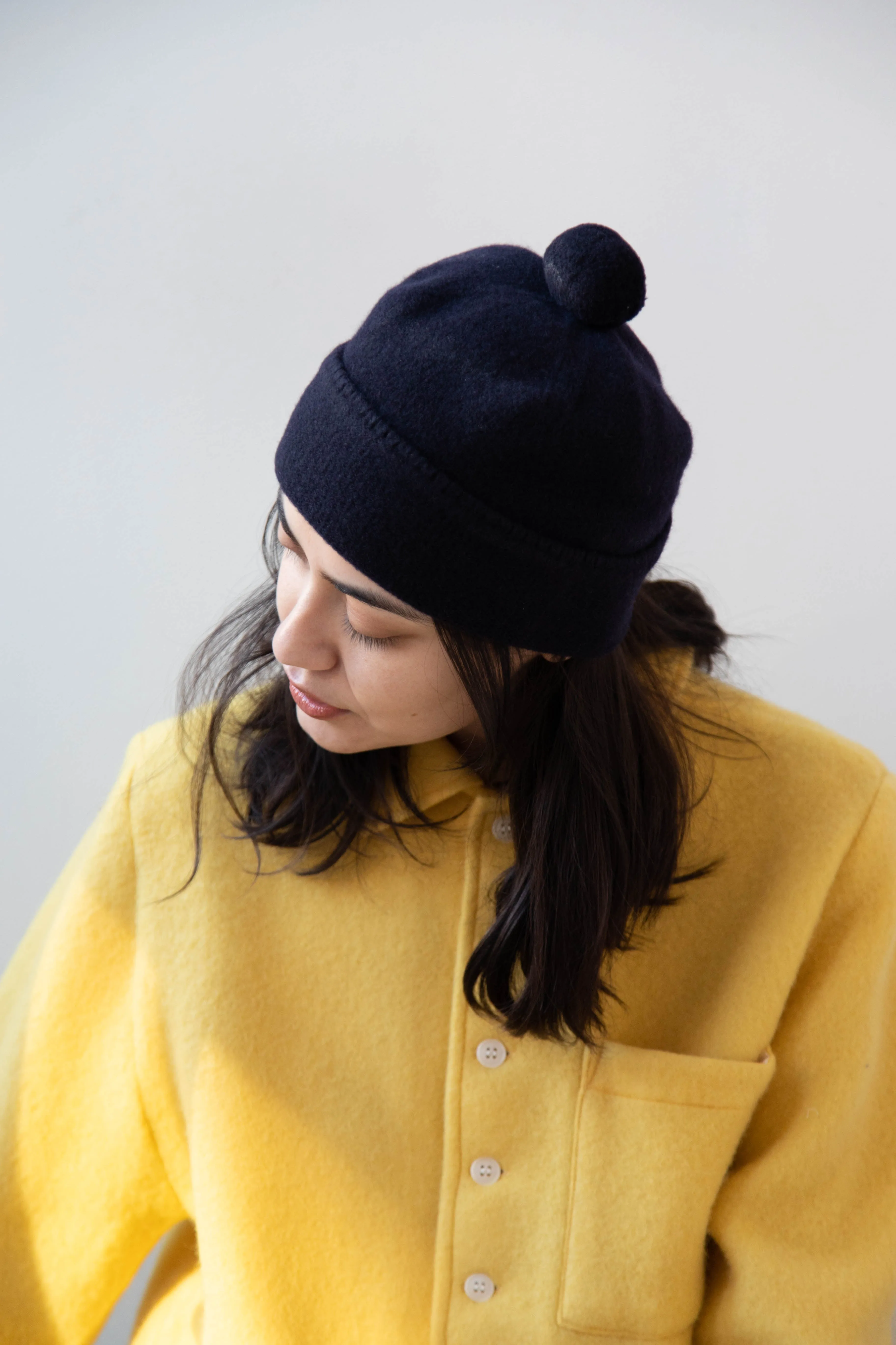MHL | Felted Hat in Dark Navy