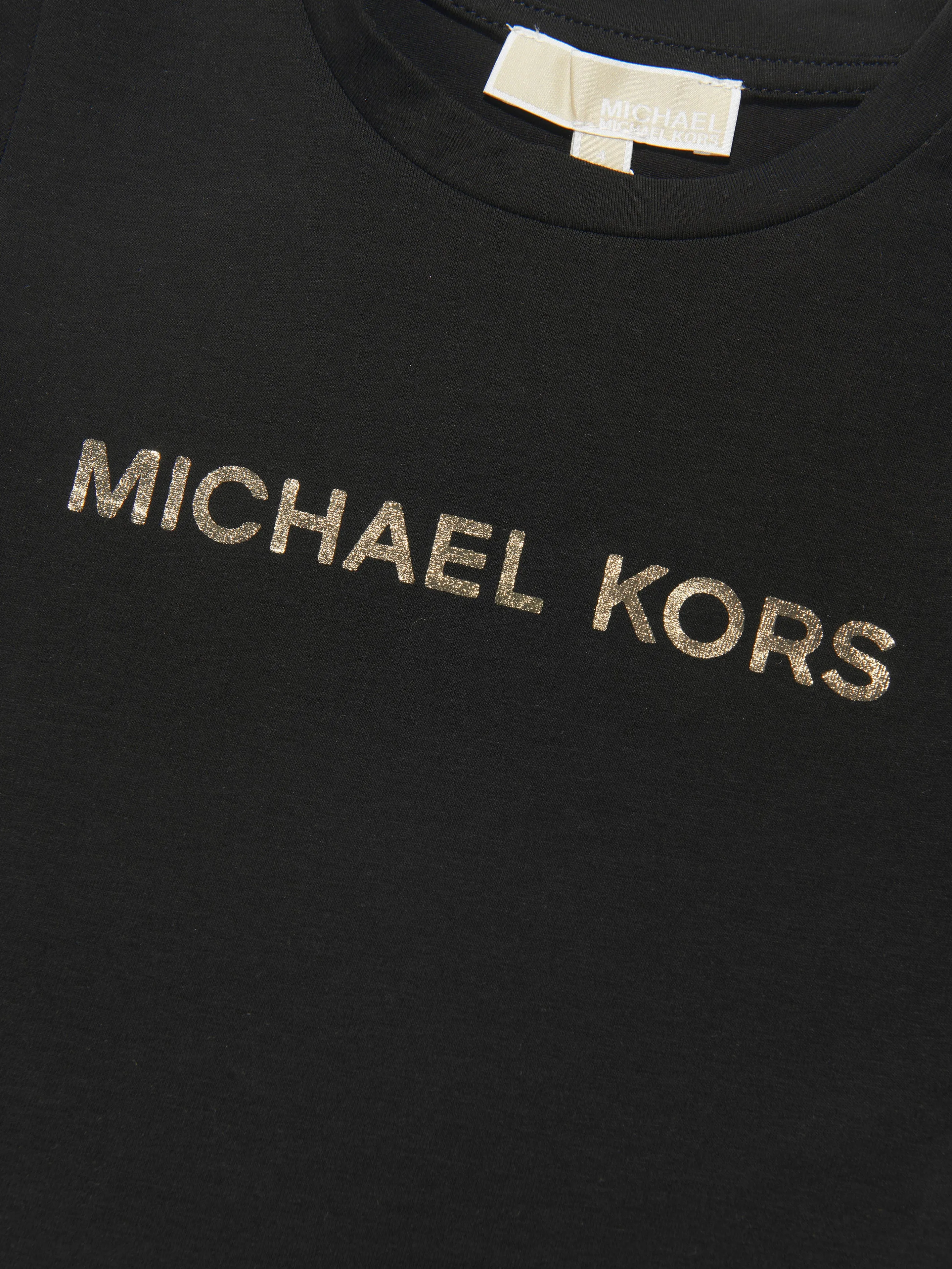 Michael Kors Girls Long Sleeve Logo T-Shirt