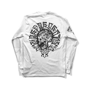 Mindz Playing Tricks Heavy Long Sleeve Tee [WHITE] LIMITED EDITION