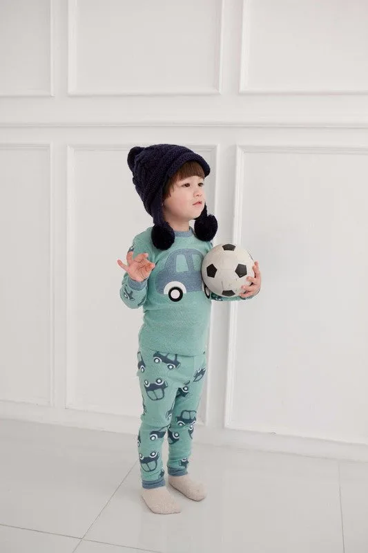 Mint Car Bbang Bbang Long Sleeve Pajamas