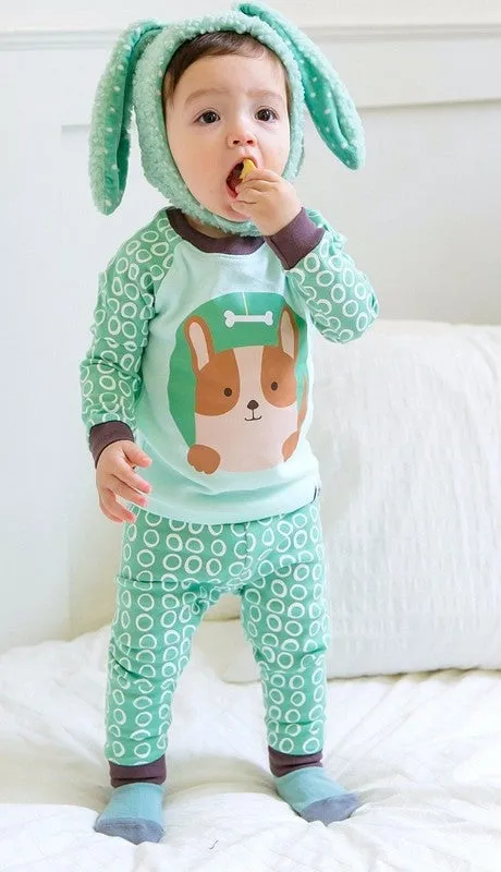 Mint Dali Long Sleeve Pajama