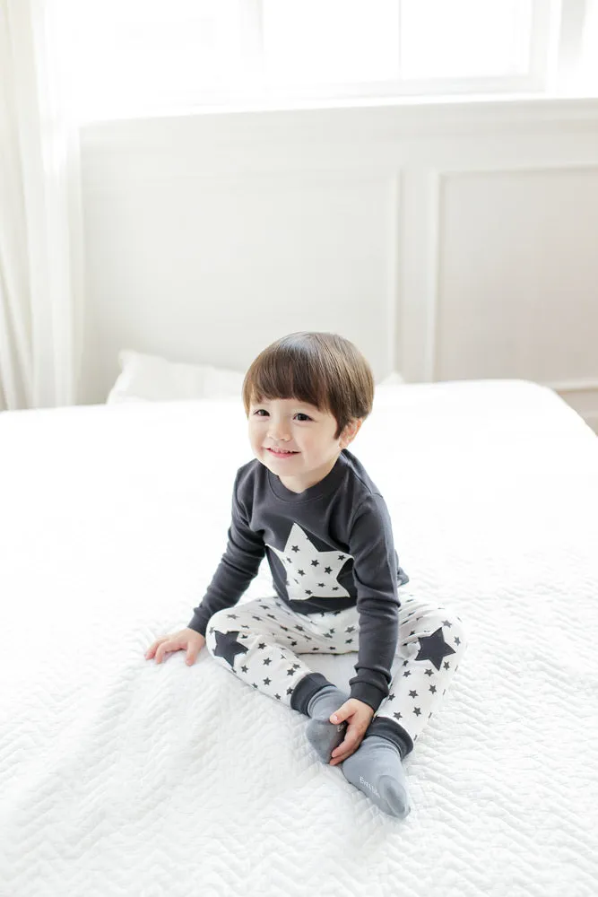 Momo Star Black Long Sleeve Pajama