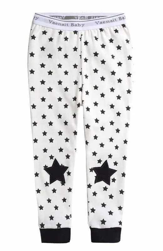 Momo Star Black Long Sleeve Pajama