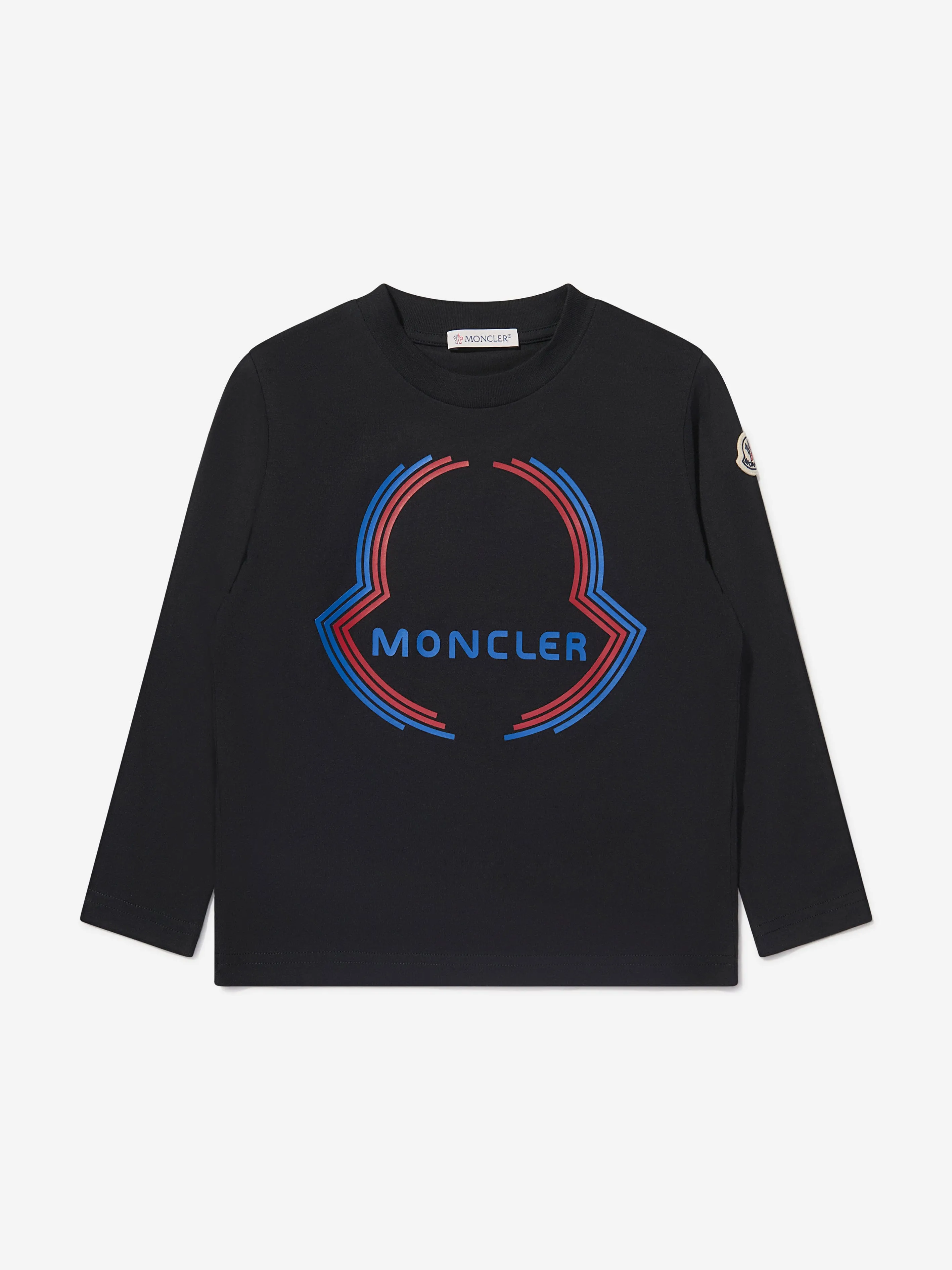 Moncler Enfant Boys Long Sleeve Logo T-Shirt