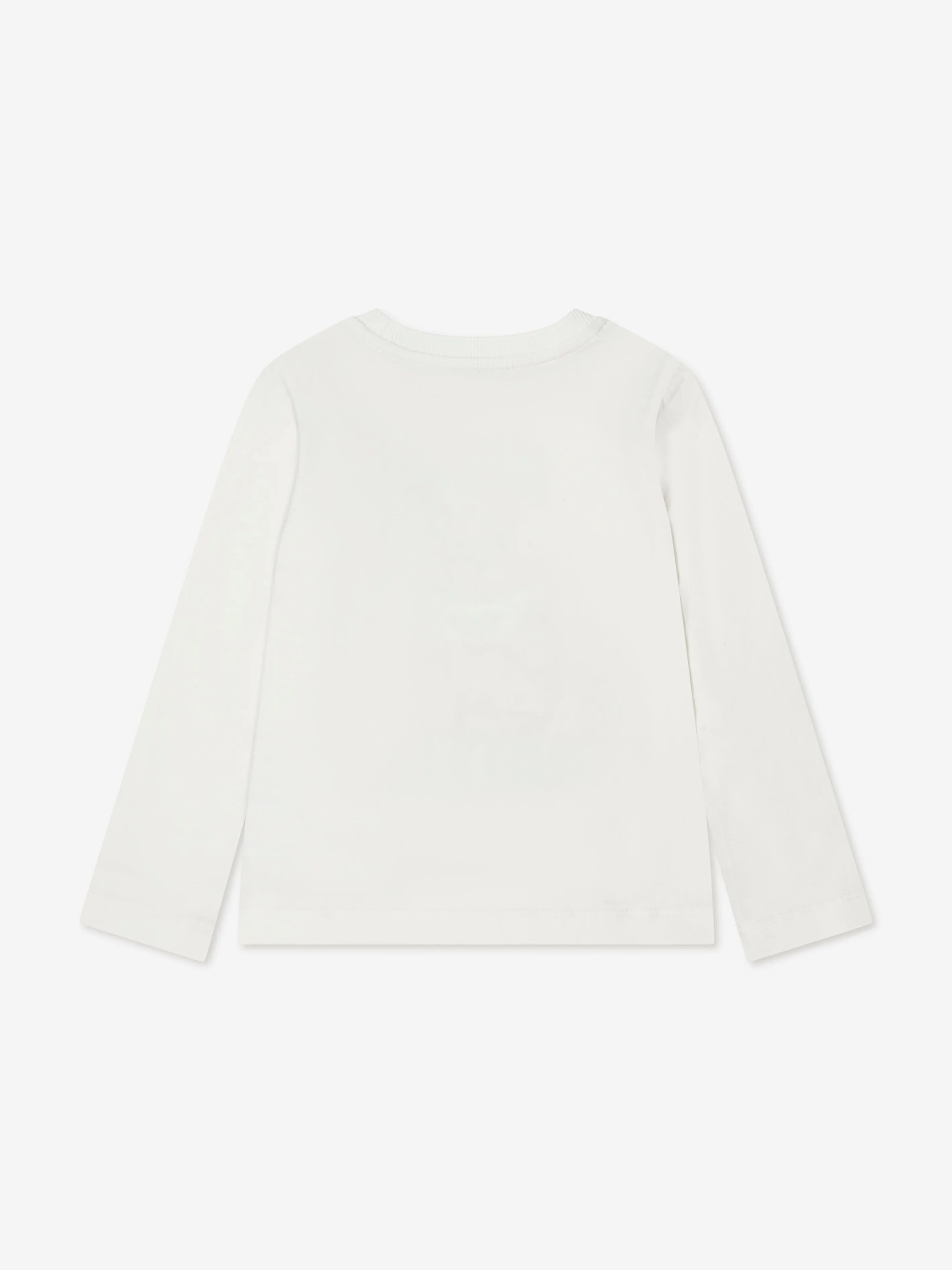 Moschino Girls Long Sleeve Bear Hearts T-Shirt