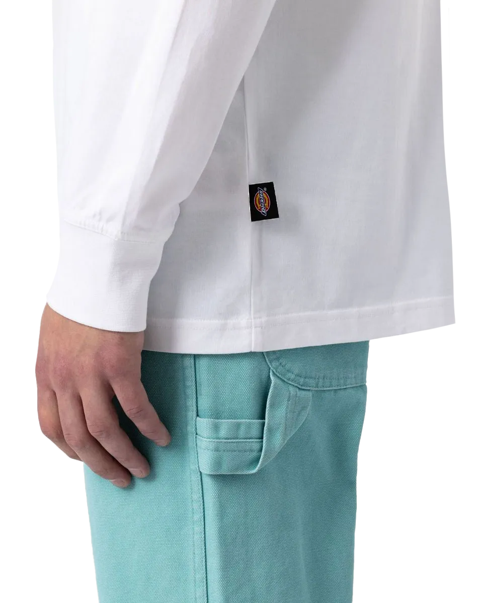 Mount Vista Long Sleeved  T-Shirt in White
