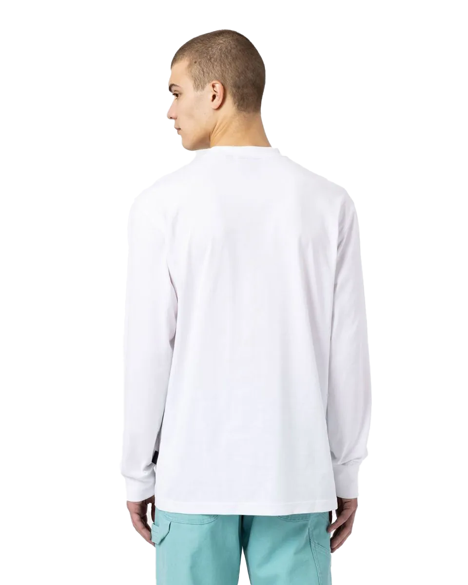 Mount Vista Long Sleeved  T-Shirt in White