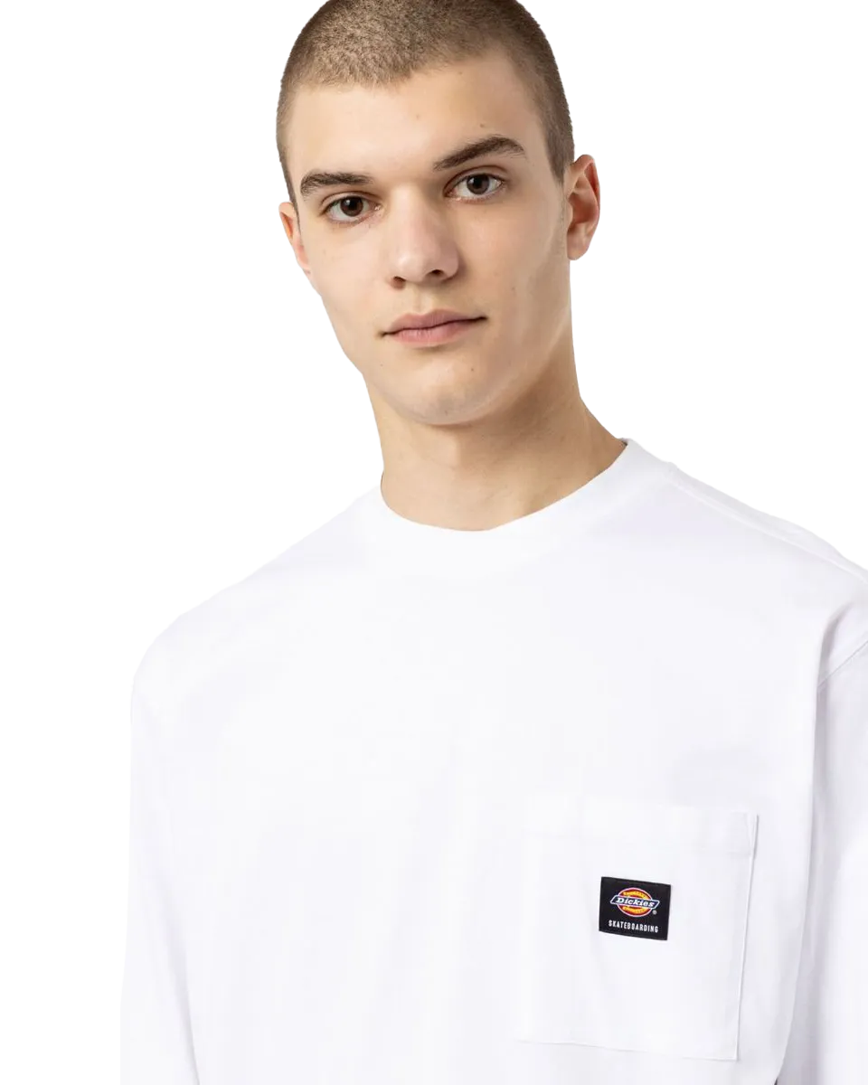 Mount Vista Long Sleeved  T-Shirt in White