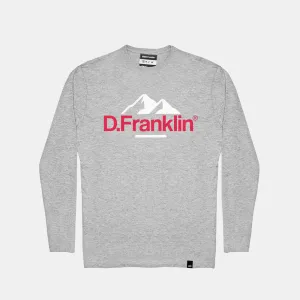 Mountain Long Sleeve T-Shirt Grey
