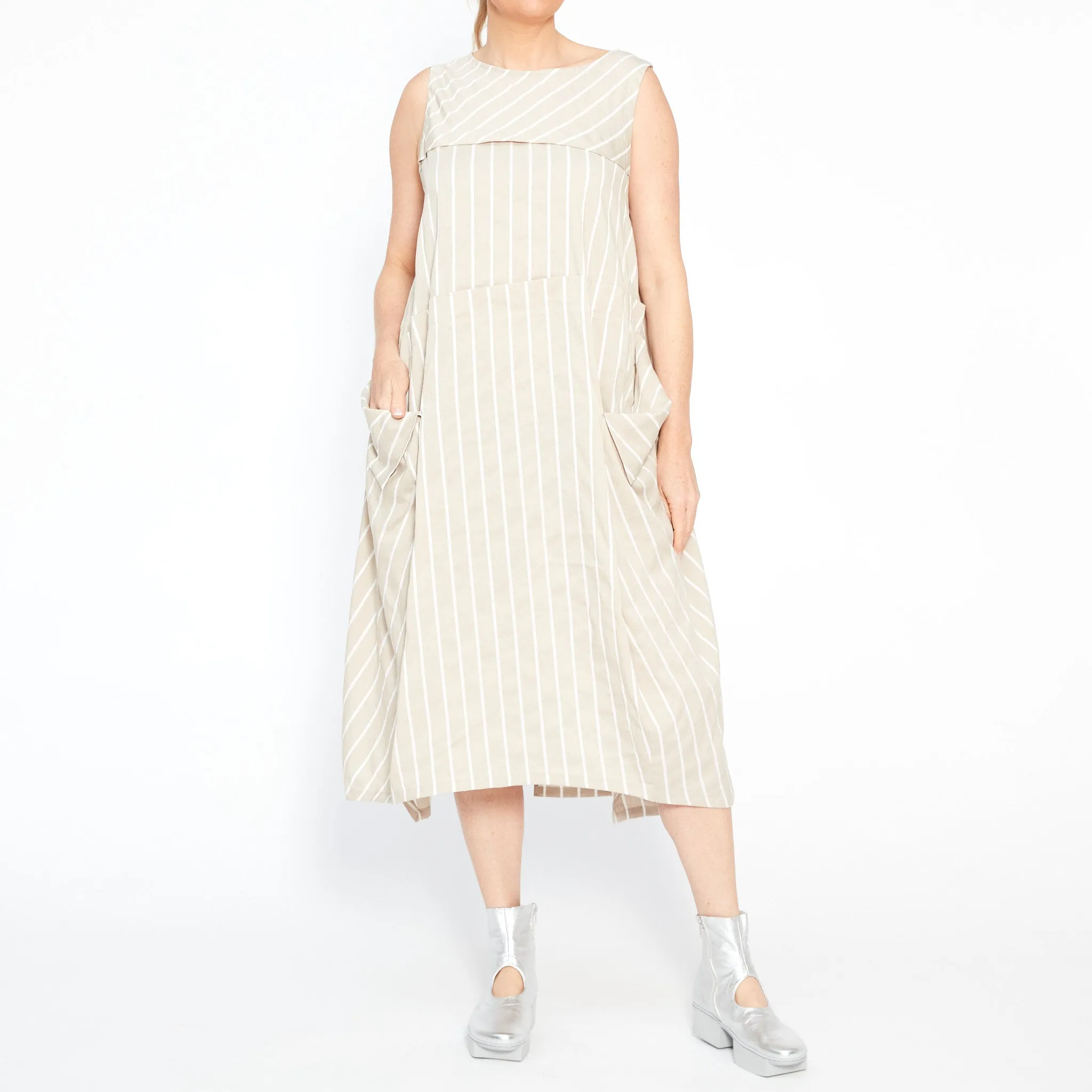 MU241651 Striper Tunic in Beige
