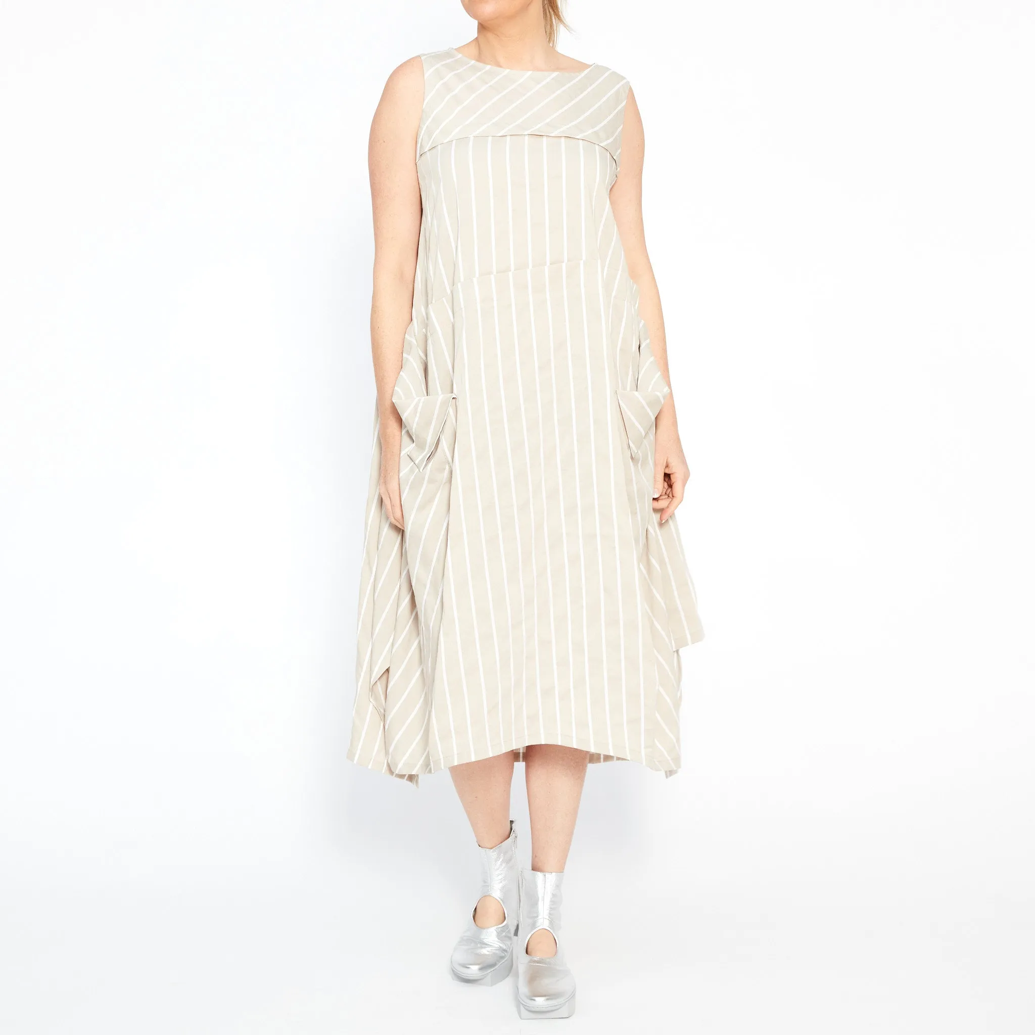 MU241651 Striper Tunic in Beige