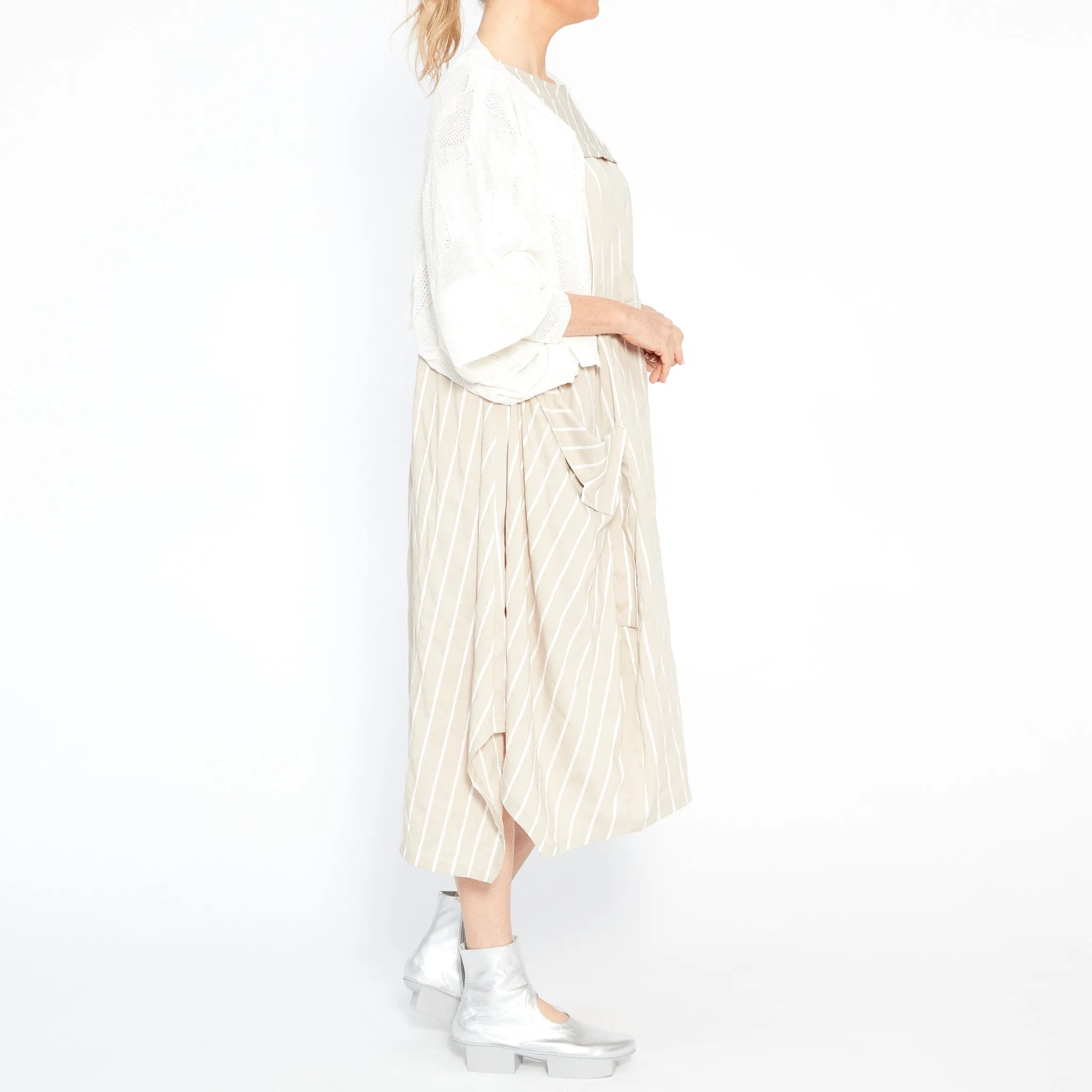 MU241651 Striper Tunic in Beige