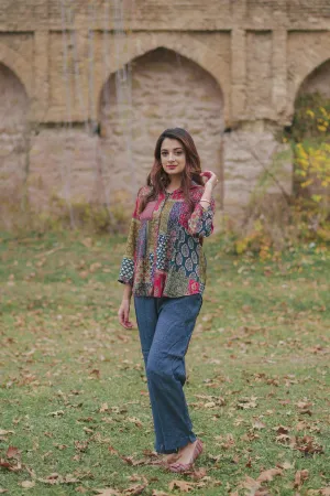 Multicolored Printed Co-Ord Set